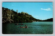 Lake Minnewaska NY- New York, Cliff House, Antique, Vintage c1954 Postcard picture