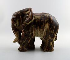 Rare Royal Copenhagen stoneware figure, elephant. picture