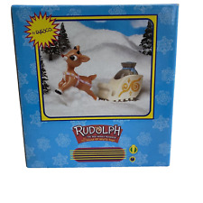 Enesco Rudolph & The Island Of Misfit Toys Salt And Pepper Shakers MIB 2001 Vtg picture