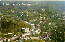 Aerial View of Eureka Springs Arkansas Ozark Mountains Vintage 6X4 Postcard picture