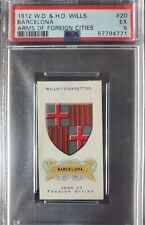 1912 W.D. & H.O. Wills Arms of Foreign Cities 20 Barcelona...PSA 5. picture