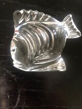 Waterford paperweight - fish picture