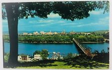 Vtg Harrisburg Pennsylvania PA Looking at Susquehanna River from West Shore 1968 picture