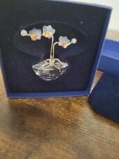 Swarovski Orchid Blooming Tree Crystal Figurine - Retired 869948 picture