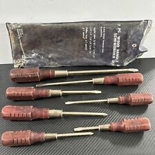 7 pc. wood handle screwdriver set Test Rite Products picture