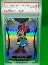 2023 Kakawow Phantom Disney 100 Years of Wonder Minnie Mouse Silver #2 PSA 10 picture