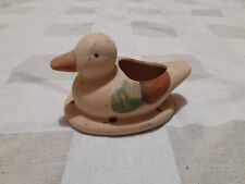 Vintage Ardco Ceramic Pottery Duck Planter/tealight holder Hand Painted  picture