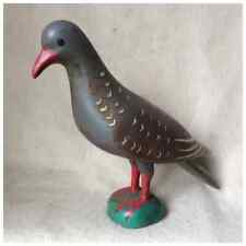 Vintage Wood Bird Figurine Folk Art Hand Carved picture