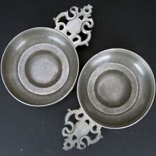 Henry Ford Museum Colonial Porringer Woodbury Pewterers Set of 2 Hollowware picture