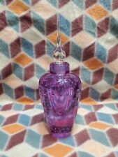 Vintage Signed Vandermark Purple Perfume Bottle With Controlled Bubbles picture
