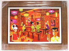 New Disney Shag Trader Sam’s In the Enchanted Tiki Framed Canvas LE 95/195 picture