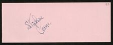Stephen Crane d1985 signed autograph auto 2x5 cut Actor and Restaurateur picture