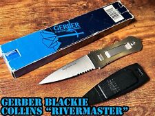 Gerber Blackie Collins River Master clip Lock Boot Knife  VTG NIB picture