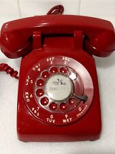 Vtg Bell Systems Western Electric Red Telephone Model 500 Rotary Dial  1/1972 picture