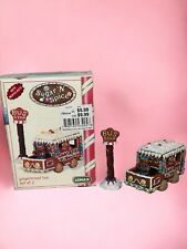 Lemax Sugar 'n Spice Gingerbread Bus Stop Sign 2004 Christmas Winter picture