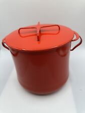 DANSK Red Kobenstyle 8 QT Enamel Dutch Oven Soup Stock Pot picture