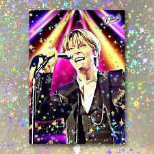 David Bowie Holographic Headliner Sketch Card Limited 1/5 Dr. Dunk Signed picture