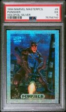 1994 Marvel Masterpieces Silver Holofoil Punisher #6 of 10 PSA  5 picture