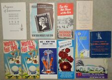 Antique 1939-1940 New York World's Fair 11-Piece Brochure Collection picture