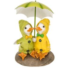 Puddle Duck Couple on Rock picture