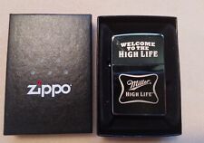 Miller High Life Zippo Collectable Lighter In Box 2007 Welcome To The High Life picture