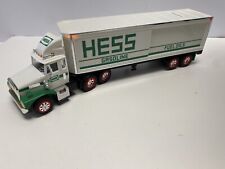 1987 HESS TOY TRUCK BANK  WORKING LIGHTS BARRELS ORIGINAL BOX picture