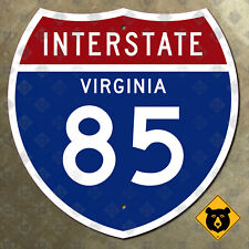 Virginia Interstate 85 highway route sign shield marker 1985 Petersburg 18x18 picture
