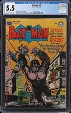 1953 DC Comics Batman #75 CGC 5.5 King of the Congo Win Mortimer cover picture