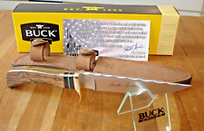 JOE HOUSER CUSTOM BUCK KNIFE 405 CHUCK BUCK SIGNATURE BOS 154CM BLD BOCOTE WOOD picture