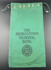 Vintage Bank Bag The Brownstown National Bank Pennsylvania picture