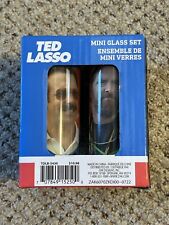 NIB Ted Lasso 4 Piece 2 Ounce Mini Character Glass Set picture