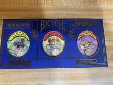 Bored Ape Silver Bicycle Card Decks (Community Set of 3) One of One Brand New picture
