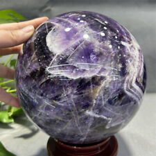 Top Quality 8.2kg Natural Dream amethyst Sphere Reiki Crystal Ball Decor Gift picture