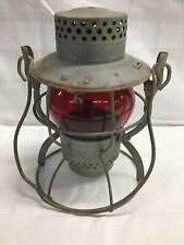 Vintage NYCS Dietz No.999 Railroad Lantern w/Red Globe New York Central System picture