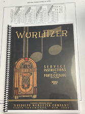 *NEW* Wurlitzer Model 1015 Complete Service & Parts Manual ENLARGED SCHEMATICS picture