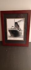Framed Picture RMS Titanic Signed By Last Survivor Millvina Dean picture