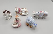 Franklin Mint Miniature Cat Collection. Porcelain.  Rare Hard To Find. picture