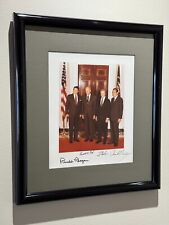 Rare photo signed by 4 US Presidents Reagan, Ford, Carter, Nixon picture