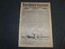 1874 JANUARY 2 THE DAILY GRAPHIC NEWSPAPER - SINKING OF 
