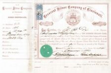 Crescent Silver Co. of Cincinnati - Stock Certificate - Mining Stocks picture