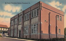 Postcard St Ann's Parochial School Freeland PA picture