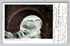 Glen Falls NY-New York, Falls As Seen From The Arch, Vintage c1906 Postcard picture