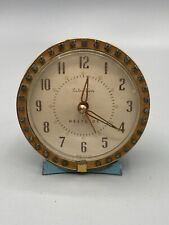 Vintage 1960's teal Westclox Baby Ben Alarm Clock Rhinestones picture