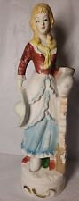 Italian Lady Porcelain Figurine Large 11.5