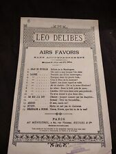 Partition Lakmé Léo Delibes Sheet Music picture