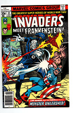 Invaders #31 newsstand - Frankenstein Monster - Captain America - 1978 - (-NM) picture