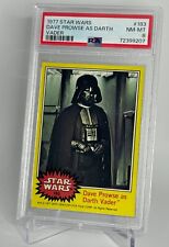 1977 Topps Star Wars Card #183 DAVE PROWSE AS DARTH VADER PSA Yellow Series 3 picture