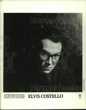1986 Press Photo Singer Elvis Costello - hcp30885 picture