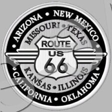 LARGE ROUTE 66 EMBROIDERED XL BACK PATCH IRON/SEW ON ~11