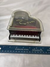 Vintage 1970’s GEORGE GOOD CORP Mini Baby Grand Piano Music Box - Works ~ F84 picture